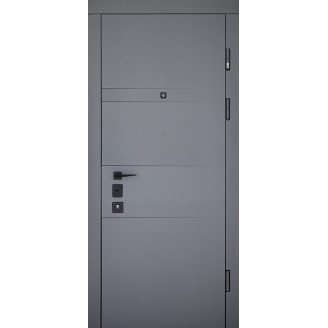 Трехконтурная входная дверь модель Moderna комплектация Grand 493/497 860/2050 левая