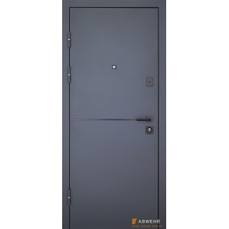 Вхідні металеві двері модель Solid комплектація Defender 860/2050 ліва