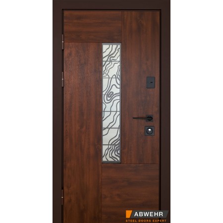 Вхідні двері з терморозривом модель Paradise Glass комплектація Bionica 2 вулиця 960/2050  права
