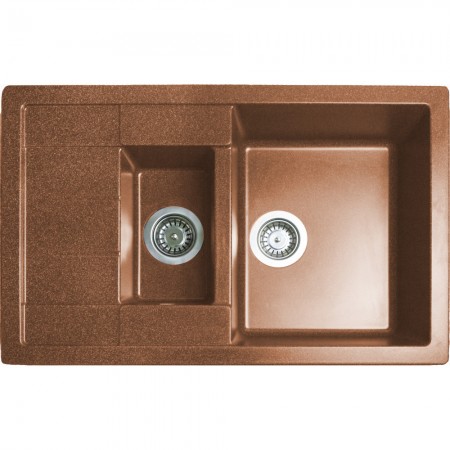 Мийка кухонна   Adamant ANILA PLUS 775х495х200 terraacotta -11