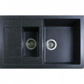 Мийка кухонна   Adamant   ANILA PLUS 775х495х200 графіт -13