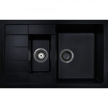  Мойка кухонная   Adamant  ANILA PLUS 775х495х200 антрацит -15