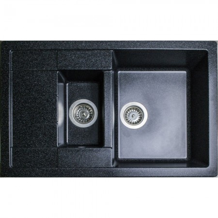 Мийка кухонна   Adamant  ANILA PLUS 775х495х200 чорний -03
