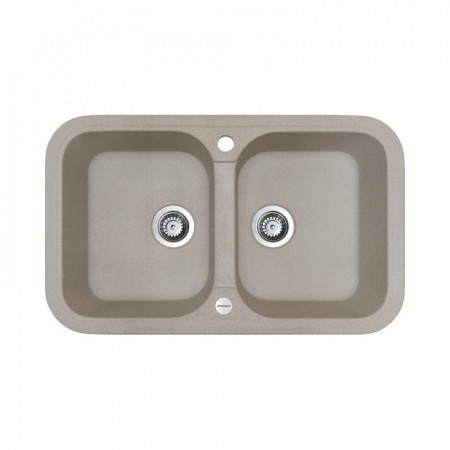  Мойка кухонная   Adamant   TWINS 765х470х190   авена -06