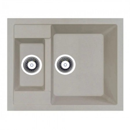 Мойка кухонная   Adamant   DUPLEX 610х495х200   авена -06
