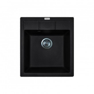 Мийка кухонна   Adamant  BRICK 460х515х200 антрацит -15