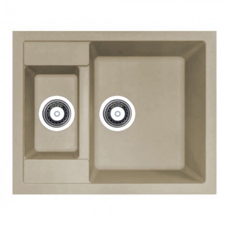 Мийка кухонна  Adamant    DUPLEX 610х495х200   сахара -02