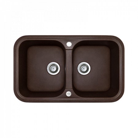  Мойка кухонная   Adamant   TWINS 765х470х190   mokko -12