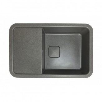  Мойка кухонная Adamant EXISTENCE 775х505х190 серый -04