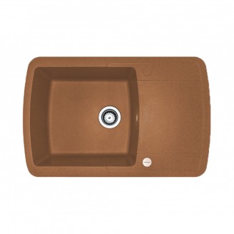 Мойка кухонная   Adamant OPTIMAKS 775х495х200 terraacotta -11