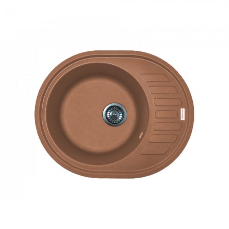 Мийка кухонна   Adamant  OVUM 615х495х200 terraacotta -11