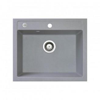  Мойка кухонная Adamant PRIZMA 590х495х200 светло-серый 09