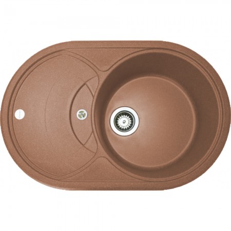 Мийка кухонна   Adamant  SHELL  770х495х200  terraacotta -11