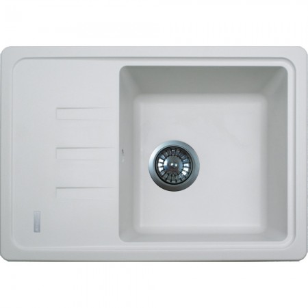 Мойка кухонная Adamant SLIM 615х430х200 белый -01