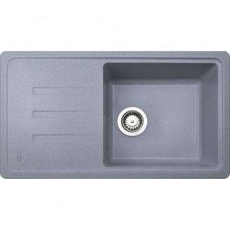  Мойка кухонная Adamant SLIM LONG 780х435х200 светло-серый 09