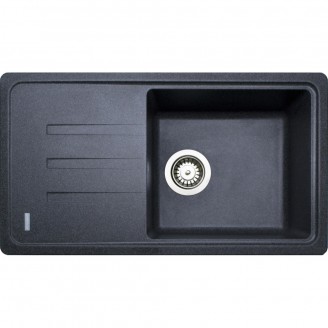 Мийка кухонна   Adamant   SLIM  LONG  780х435х200 графіт -13