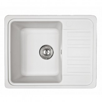  Мойка кухонная Adamant SMALL 570х455х180 белый -01