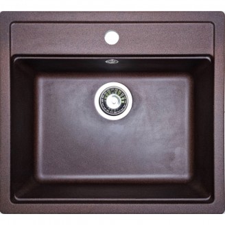 Мойка кухонная   Adamant  STEP 565х500x190     mokko -12