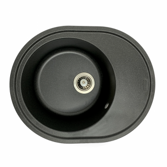  Мойка кухонная  Adamant VAST 610х495х200 антрацит -15