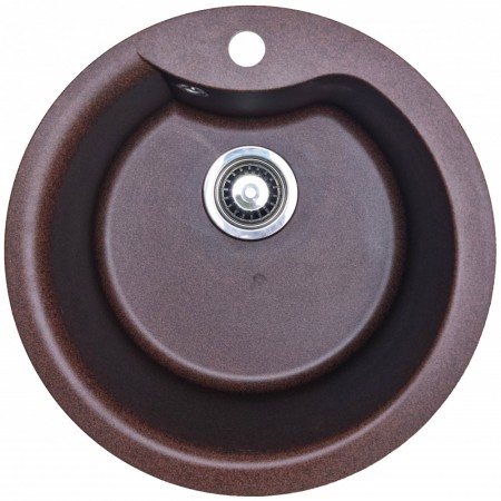 Мийка кухонна   Adamant WAVE 485х210 mokko -12