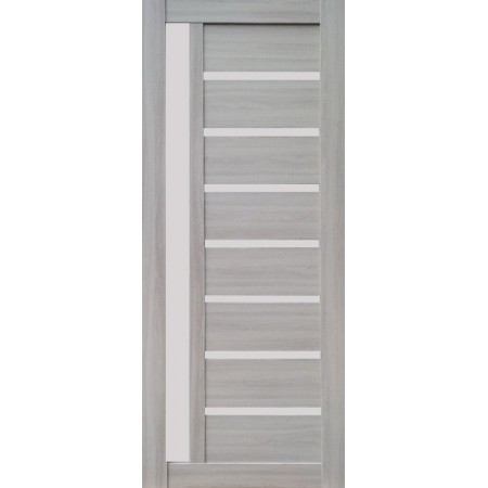 Дверне полотно Аркадія (800 х 2000, Шимо Пекан, Сатин білий)