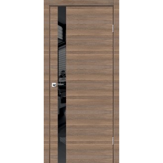 Дверне полотно Asti Glass колір сіре дерево горизонтальний глухе 80 звичайна кромка
