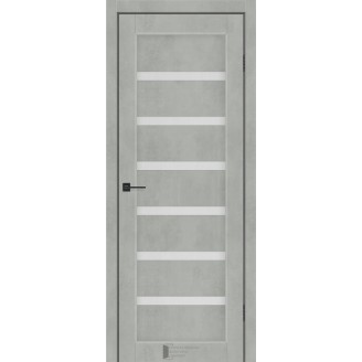 Дверне полотно Бристоль (700 х 2000, Альба лайн, Сатин білий)