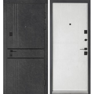 Вхідні двері в квартиру модель 539/237 колір mamba morion/ рустик авиньон блан