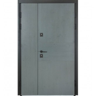 Входная дверь в дом модель 1200 703/191 цвет антрацит/уличная бетон антрацит