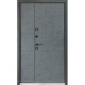 Вхідні двері в будинок модель 703/191 колір антрацит/ вулична бетон антрацит