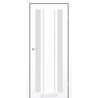 Дверное полотно CALABRIA 600х2000, Белый Мат, Сатин белый