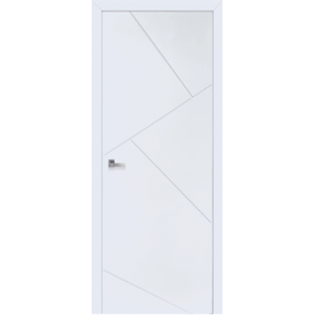  Дверне полотно Діагональ колір білий фарбовані 80