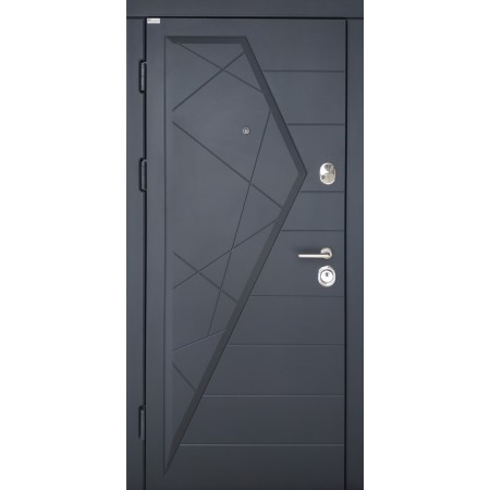 Двери входные "СТАНДАРТ" Айсберг Цвет Графит850(950)*2030мм  Производитель Steel Art