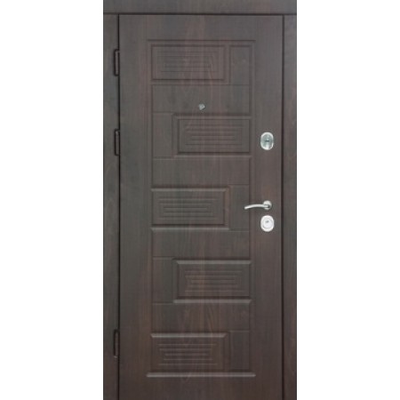 Двери входные "Пиана"   тик темный 850(950)*2030мм  для квартиры Производитель Steel Art
