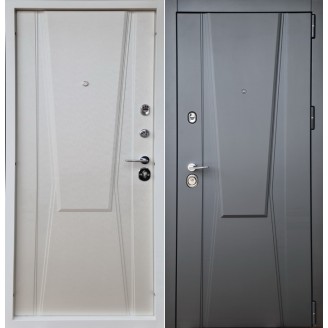 Двери входные 3D Home для квартиры 850мм на 2050мм асфальт/ вершковый 