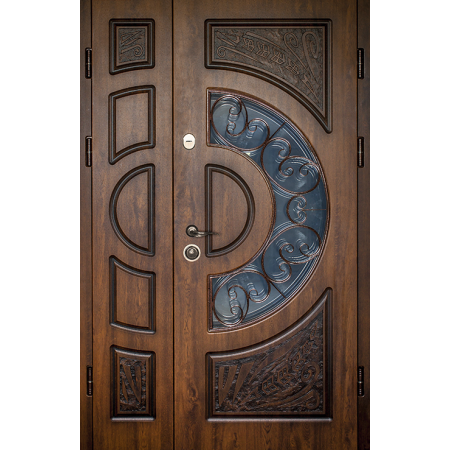 Двери входные ПB-191 V Дyб тeмний Vinorit (Пaтинa), 1200