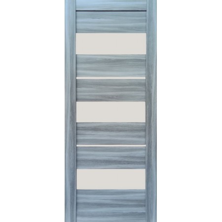 Дверное полотно Флора (900 х 2000, Шимо Антик, Сатин белый)