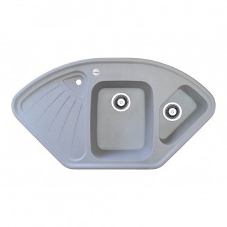 Мийка кухонна   Adamant  CONSENSUS 1045х575х190    світло-сірий 09