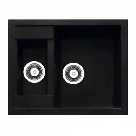 Мийка кухонна   Adamant  DUPLEX 610х495х200   антрацит -15