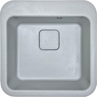 Мийка кухонна   Adamant  EXIST 500х500х190   світло-сірий 09