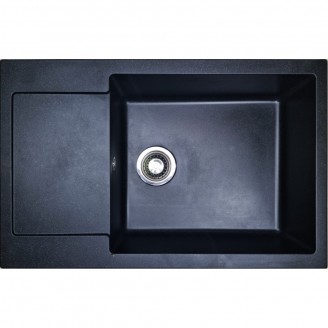 Мийка кухонна   Adamant  GENERAL 775х495х200 металік -14