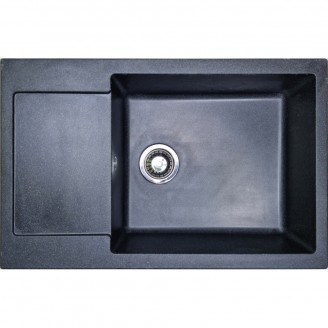 Мийка кухонна   Adamant  GENERAL 775х495х200 чорний -03