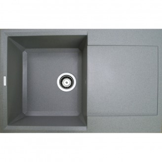 Мийка кухонна   Adamant  HORIZON 780х495х230  сітло-сірий 09