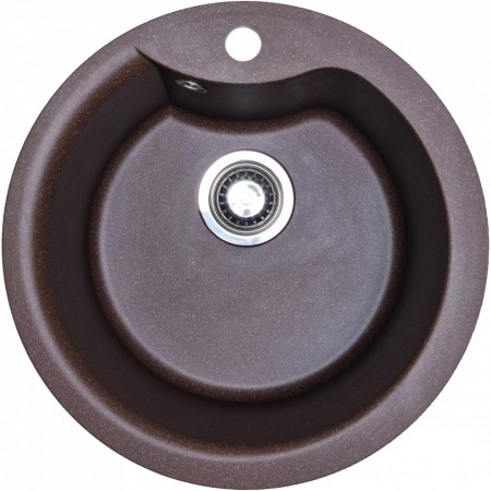 Мийка кухонна   Adamant WAVE 485х210 коричневий -05