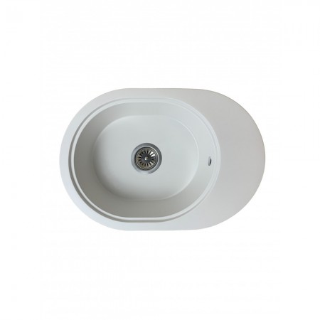 Мийка кухонна   Adamant OVALE  610х420х180 білий  -01