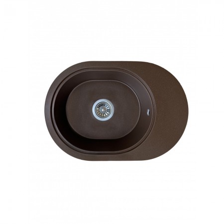 Мийка кухонна   Adamant OVALE  610х420х180 коричневий -05