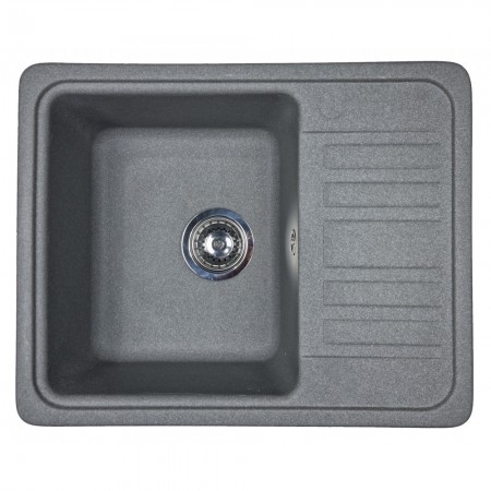 Мойка кухонная Adamant SMALL 570х455х180 серый -04