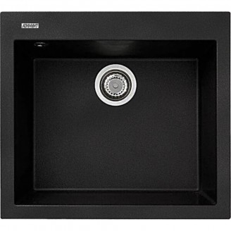 Мийка кухонна   Adamant  UNIVER 560х500х200 чорний -03