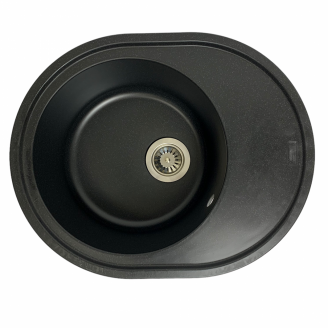 Мийка кухонна   Adamant VAST 610х495х200 чорний -03
