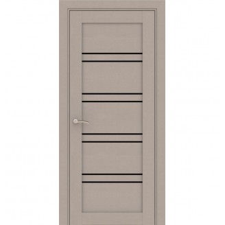  Дверное полотно Мадрид 700 х 2000 Сахара лайт, Черное